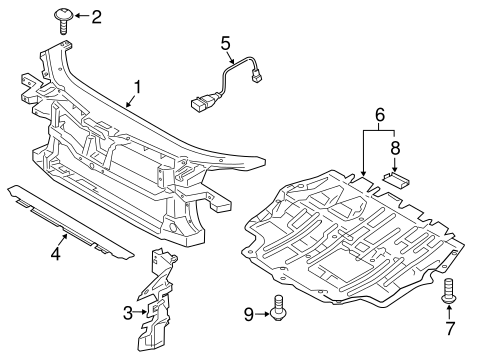 CC RADIATOR SUPPORT