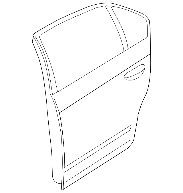 82100-8J030 Деталь DOOR SHELL, RIGHT