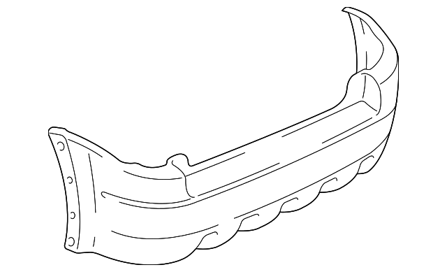 YL8Z-17K835-EAB Деталь BUMPER COVER