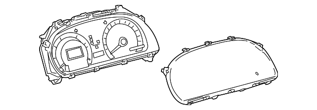 83800-75021 Деталь CLUSTER ASSY