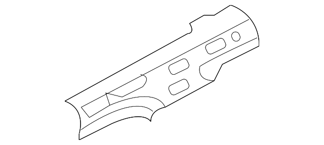 71755-1F000 Деталь UPPER REINF, LEFT