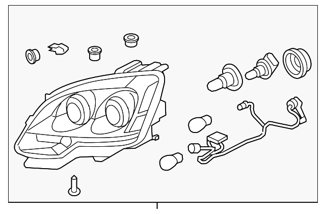 25826765 Деталь HEADLAMP ASSY, LEFT