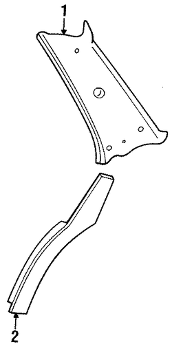 Escort INTERIOR TRIM - QUARTER PANELS 4