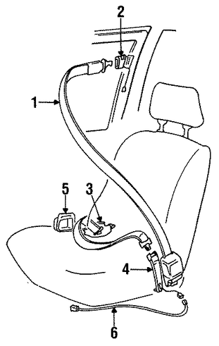 Excel FRONT SEAT BELTS