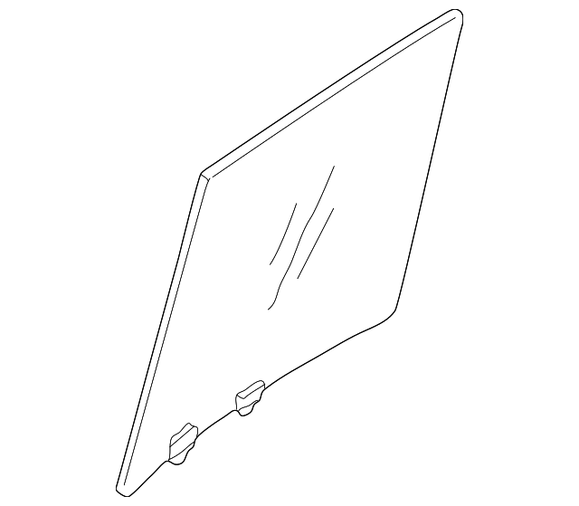 82301-9Z310 Деталь DOOR GLASS, LEFT