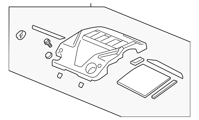 17121-RDA-A10 COVER ASSY., ENGINE