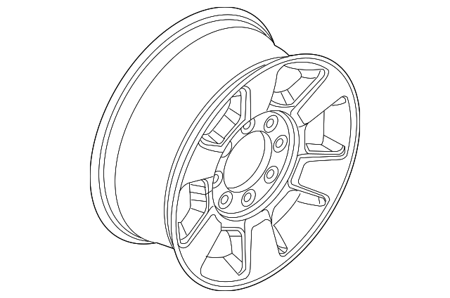 BC3Z-1007-B Деталь WHEEL, ALLOY