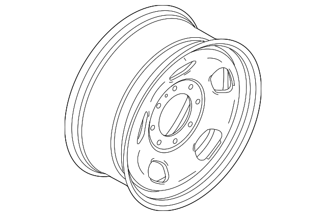 BC3Z-1015-D Деталь WHEEL, STEEL