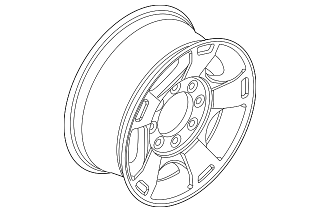 CC3Z-1007-B Деталь WHEEL, ALLOY
