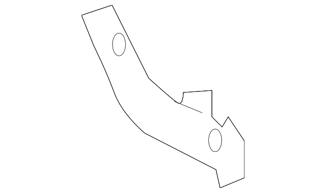3D0-131-561 Деталь PRESSURE PIPE BRACKET