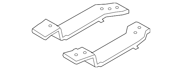 97366-1D000 Деталь REAR DUCT, LEFT