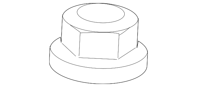 WHT-004-534 Деталь LOWER CNTRL ARM NUT, LEFT