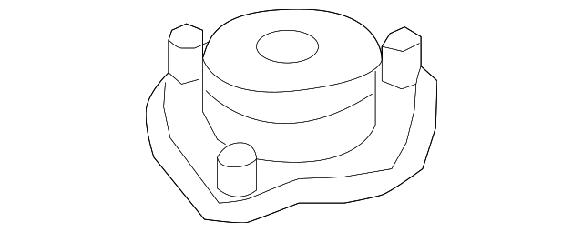 7B0-412-327-A Деталь STRUT MOUNT, LEFT