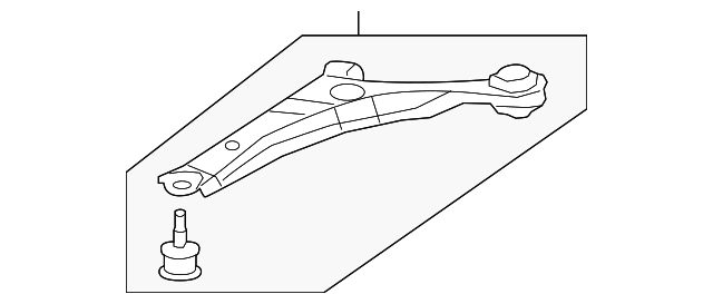 7B0-407-151-F Деталь LOWER CNTRL ARM, LEFT