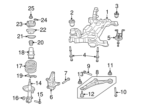 Routan SUSPENSION COMPONENTS