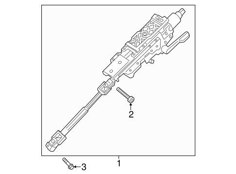 Cooper Countryman STEERING COLUMN ASSEMBLY