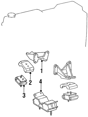 Land Cruiser ENGINE & TRANS MOUNTING