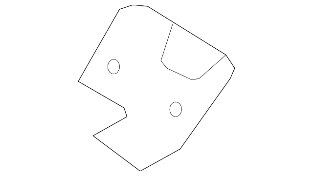 65551-1M510 Деталь SEAT BELT ANCHOR, LEFT