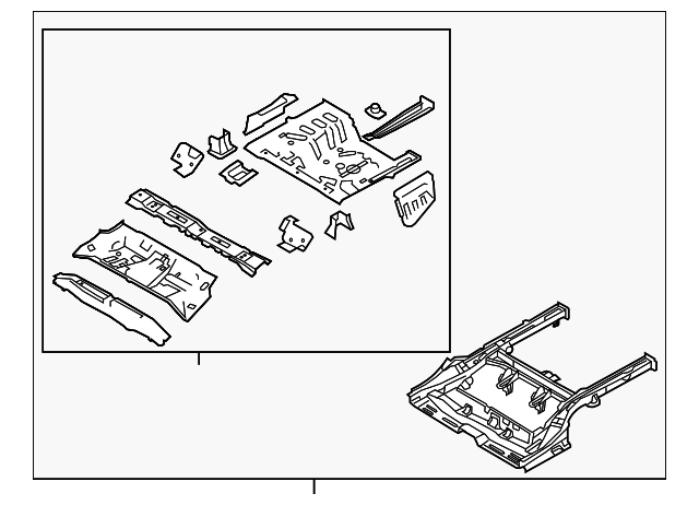 65500-1M510 Деталь FLOOR PAN ASSY