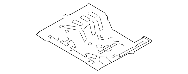 65513-1M510 Деталь SPARE TIRE PANEL