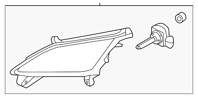 92201-A5010 Деталь FOG LAMP ASSY, LEFT