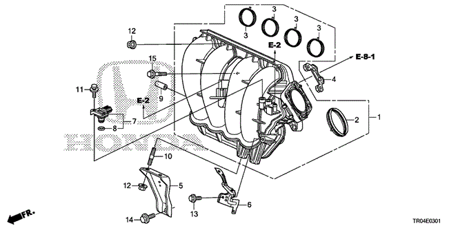 CIVIC SEDAN INTAKE MANIFOLD (2.4L)