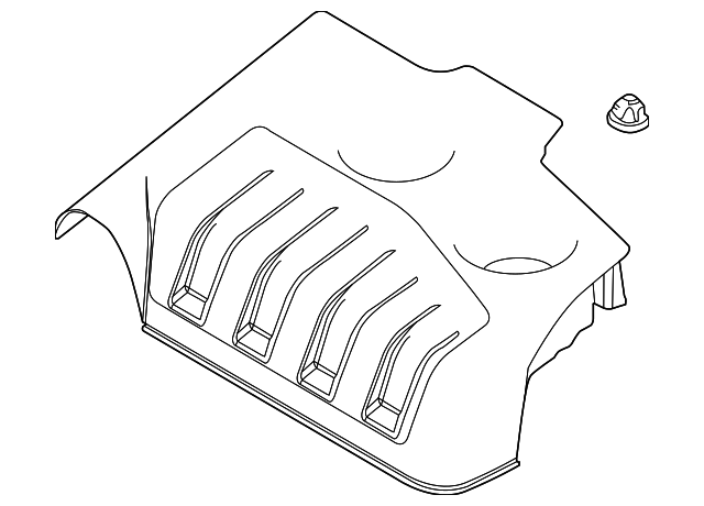 BB5Z-6A949-C Деталь ENGINE COVER