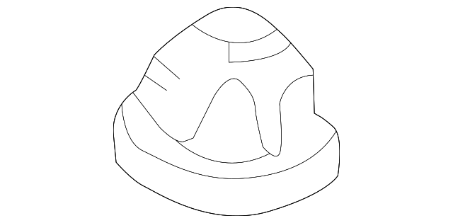 BR3Z-9P686-A Деталь ENGINE COVER INSULATOR