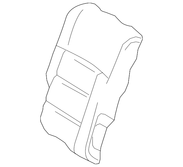 212-920-26-33-8N54 Деталь SEAT BACK COVER, RIGHT