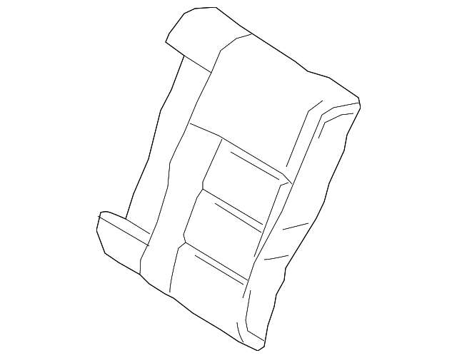 212-920-25-33-8N54 Деталь SEAT BACK COVER, LEFT