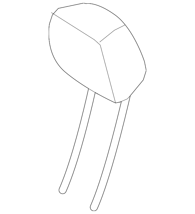 212-970-60-50-8N54 Деталь HEADREST, RIGHT