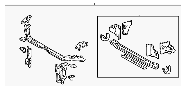 53201-02110 Деталь RADIATOR SUPPORT