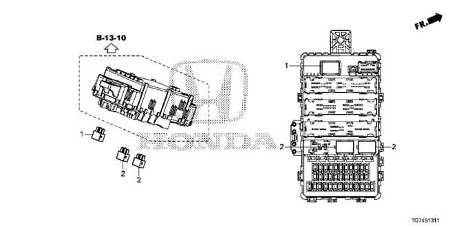 PILOT CONTROL UNIT (CABIN) (2)