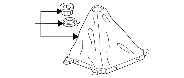 83414-S9A-003ZA Деталь BOOT ASSY., CHANGE LEVER *NH167L* (GRAPH