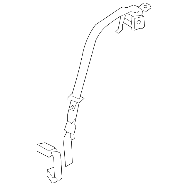 89850-3Q000-HZ Деталь CENTER BELT ASSY