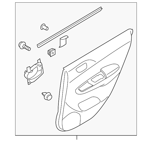 94220FG161MG Деталь DOOR TRIM PANEL, RIGHT
