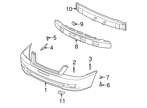 Optima BUMPER & COMPONENTS - FRONT