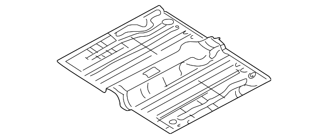 0K32A-53601 Деталь FRONT FLOOR PAN