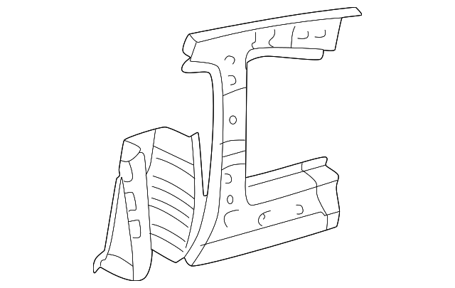 61712-01020 Деталь OUTER PANEL, LEFT