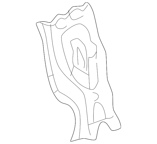61655-01900 Деталь GUSSET, RIGHT