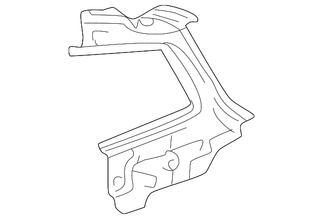 61735-02051 Деталь REAR PANEL, RIGHT