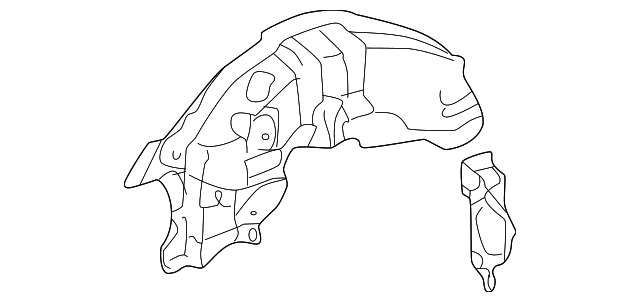 61608-01906 Деталь INNER WHEELHOUSE, LEFT