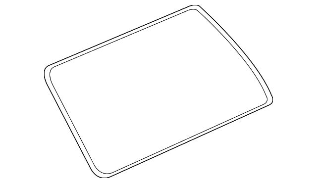 15807628 Деталь QTR GLASS, RIGHT