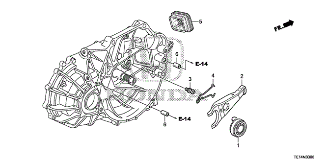ACCORD COUPE MT CLUTCH RELEASE (L4)