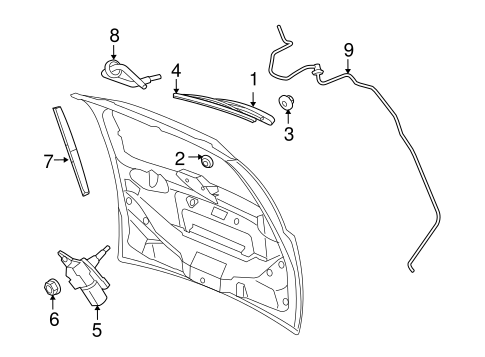 Routan WIPER COMPONENTS