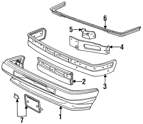 Explorer BUMPER & COMPONENTS - FRONT 2