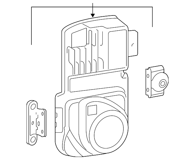 3D0-907-561-J Деталь DISTANCE SENSOR