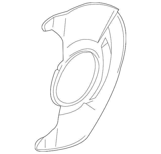 5532185Z00 Деталь SPLASH SHIELD, RIGHT