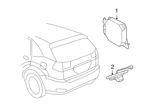RX400h NAVIGATION SYSTEM COMPONENTS 2