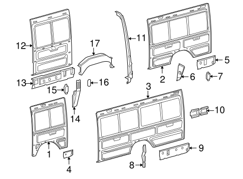 Sprinter 2500 INNER STRUCTURE & RAILS